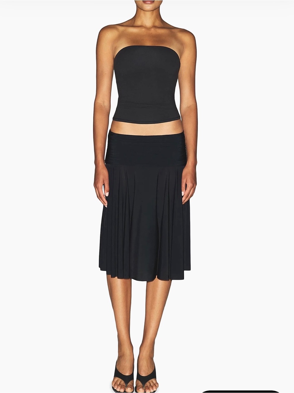 SKIMS Milky Sheer Midi Skirt